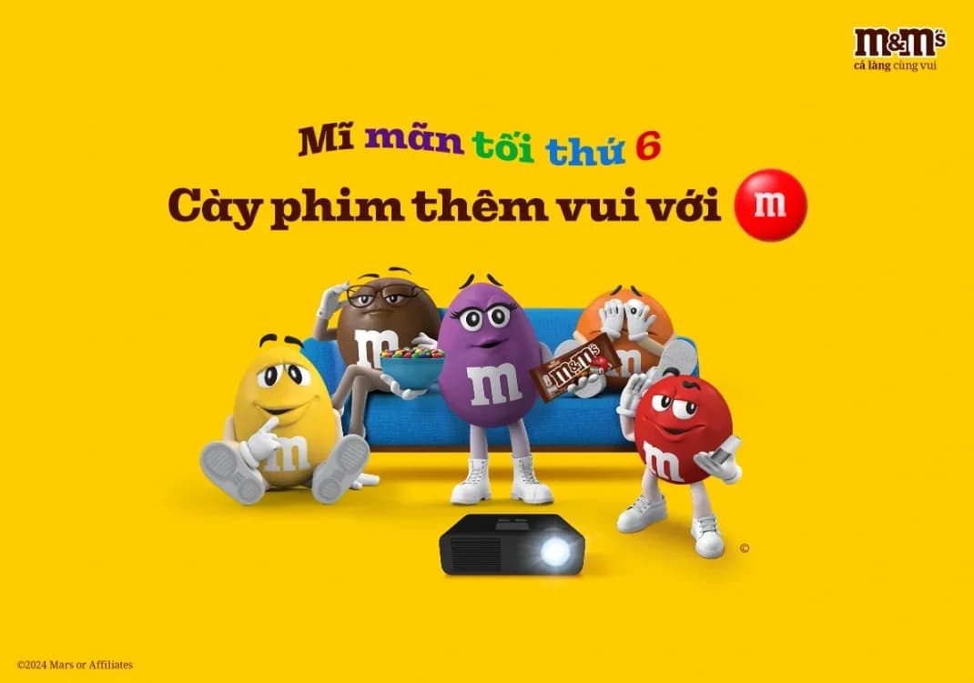 M&M's — chiến dịch đêm xem phim